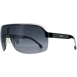 Carrera Shield|Shield^Sunglasses Topcar 1/N 80S 9O Black White Dark Grey Gradient