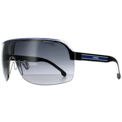 Carrera Shield|Shield^Sunglasses Topcar 1/N T5C 9O Black Crystal White Blue Dark Gre