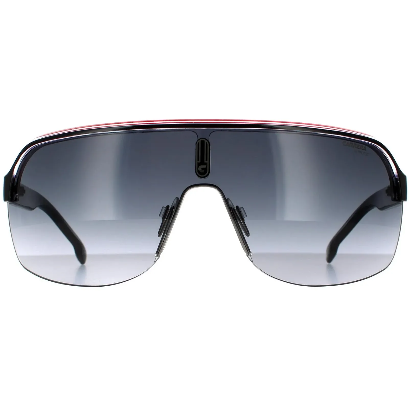 Carrera Shield|Shield^Sunglasses Topcar 1/N T4O 9O Black Crystal White Red Dark Grey