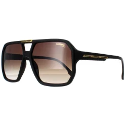 Carrera Square^Sunglasses Victory C 01/S 003 86 Matte Black Black Brown Green