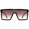 Carrera Shield^Sunglasses Victory C 07/S 807 YK Black Gold Mirror on Burgundy