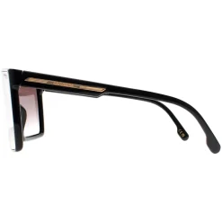 Carrera Shield^Sunglasses Victory C 07/S 807 YK Black Gold Mirror on Burgundy
