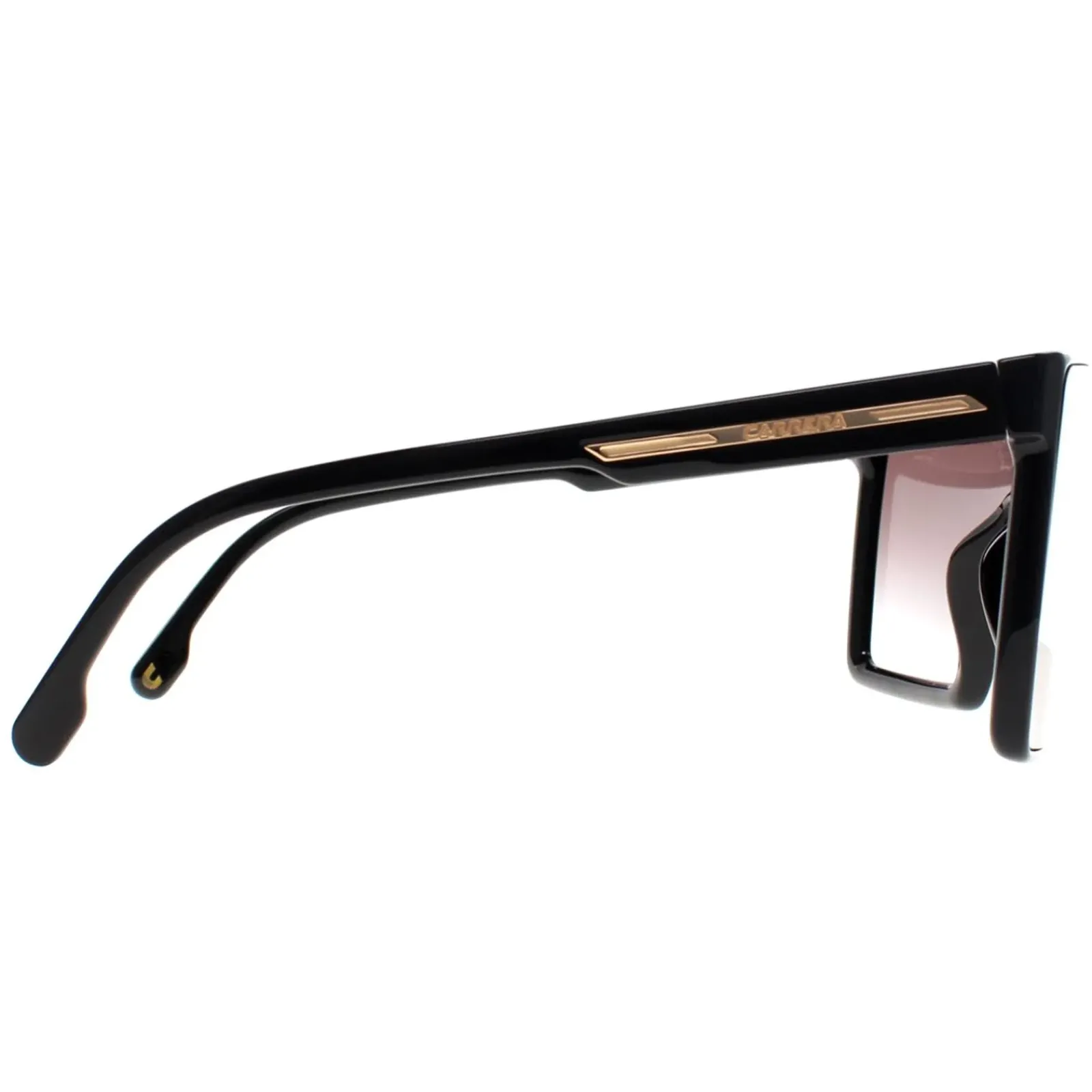 Carrera Shield^Sunglasses Victory C 07/S 807 YK Black Gold Mirror on Burgundy