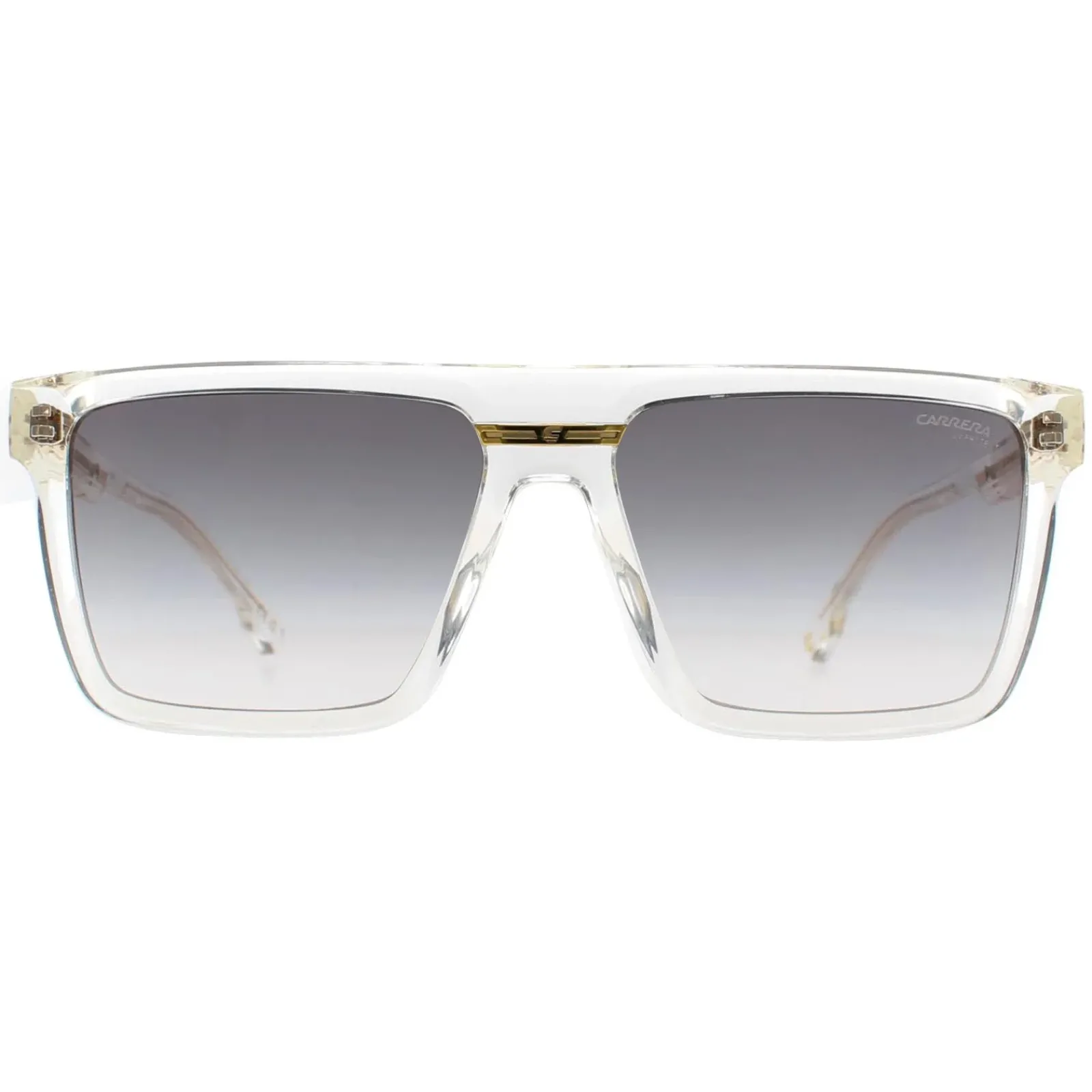 Carrera Rectangle^Sunglasses Victory C 03/S 900 FQ Crystal Gold Grey Shaded Mirr