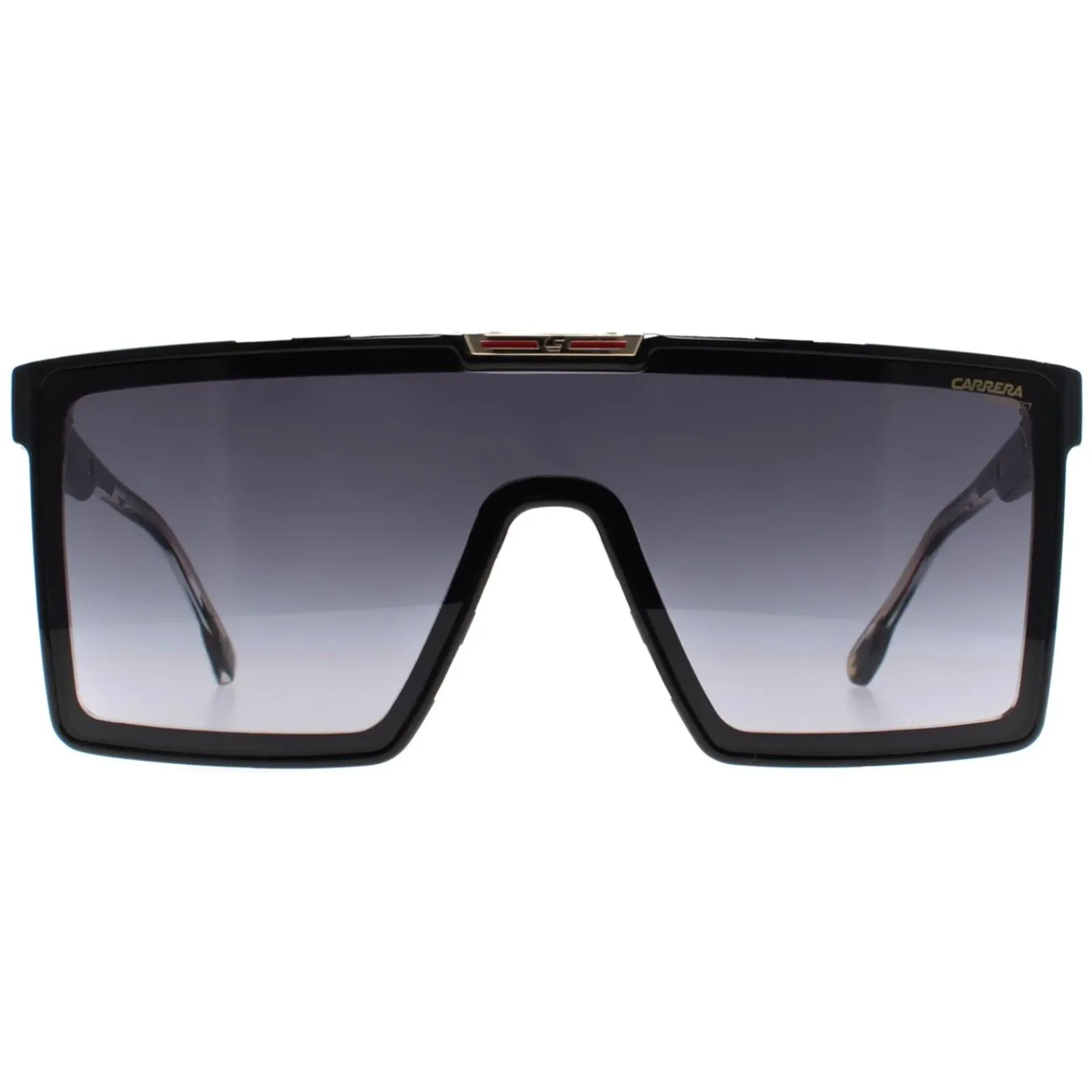 Carrera Shield^Sunglasses Victory C 07/S 7C5 9O Crystal Black Dark Grey Gradi