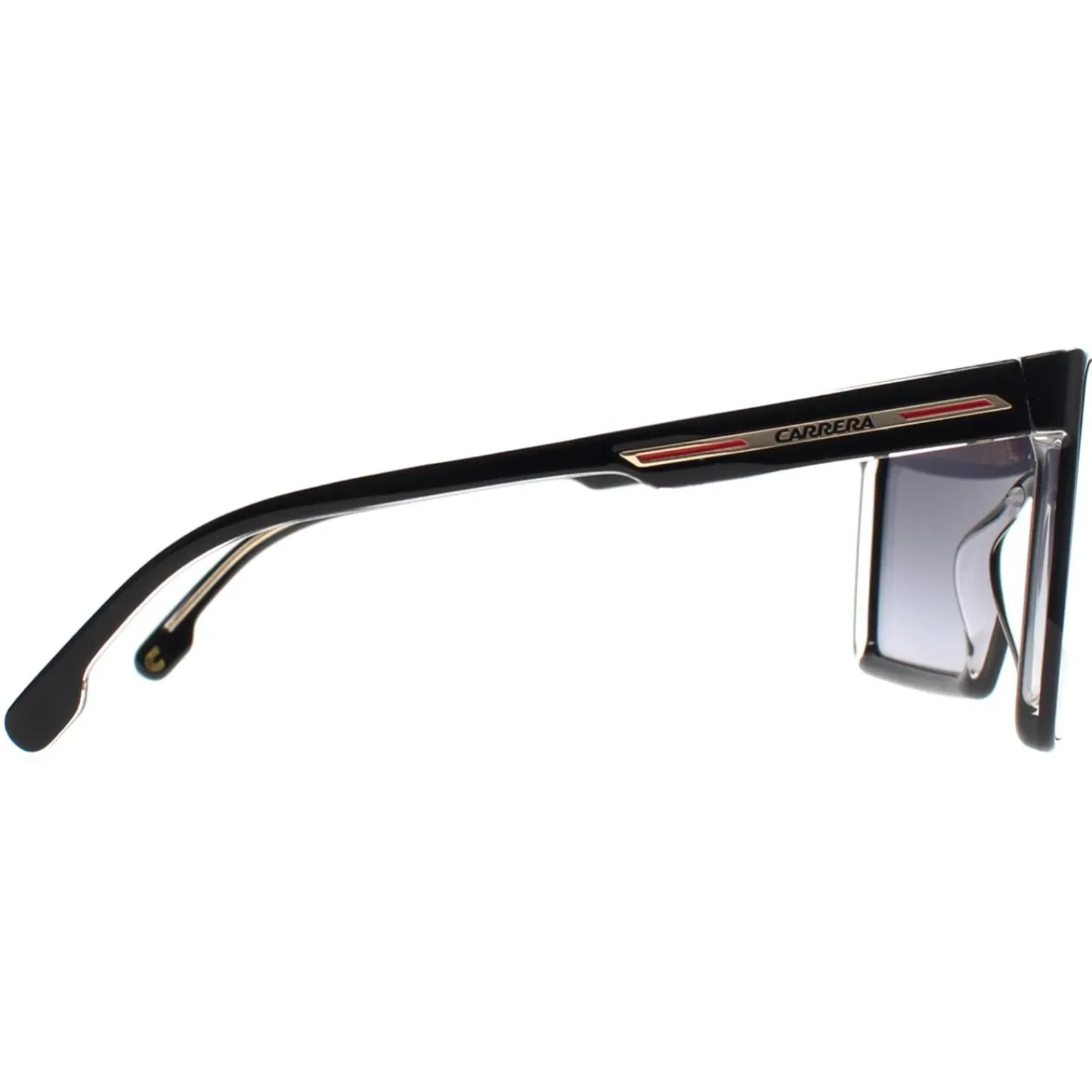 Carrera Shield^Sunglasses Victory C 07/S 7C5 9O Crystal Black Dark Grey Gradi