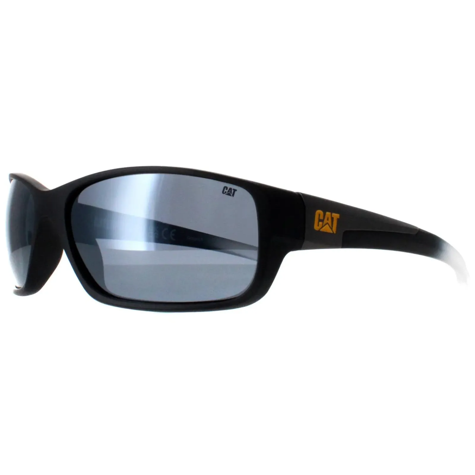 Caterpillar Polarised|Wrap^Sunglasses CTS-SENSOR 104P Matte Black Grey Polarized