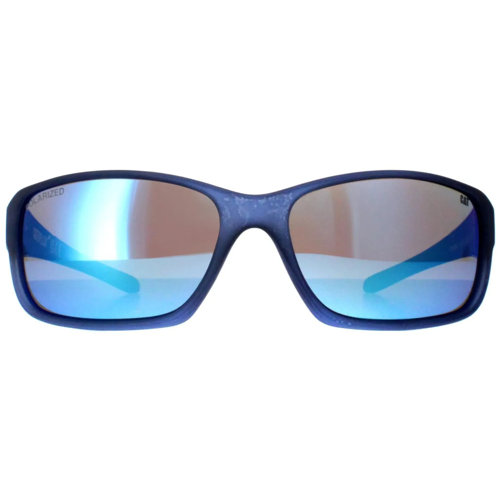 Caterpillar Polarised|Wrap^Sunglasses CTS-SENSOR 106P Matte Blue Blue Polarized