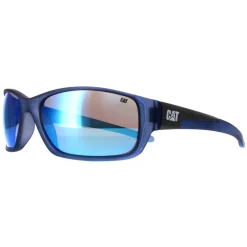 Caterpillar Polarised|Wrap^Sunglasses CTS-SENSOR 106P Matte Blue Blue Polarized