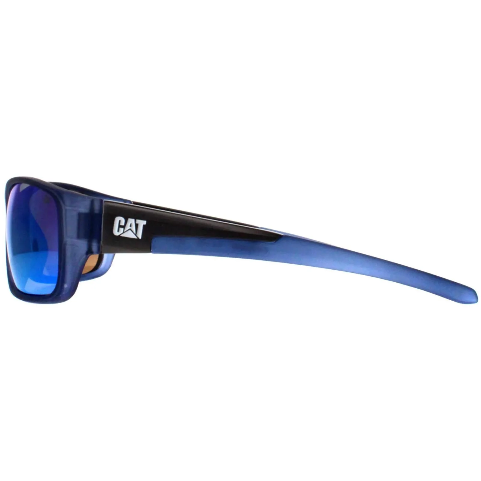 Caterpillar Polarised|Wrap^Sunglasses CTS-SENSOR 106P Matte Blue Blue Polarized