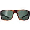 Caterpillar Polarised|Wrap^Sunglasses CTS-BLOCK 102P Tortoise Green Polarized