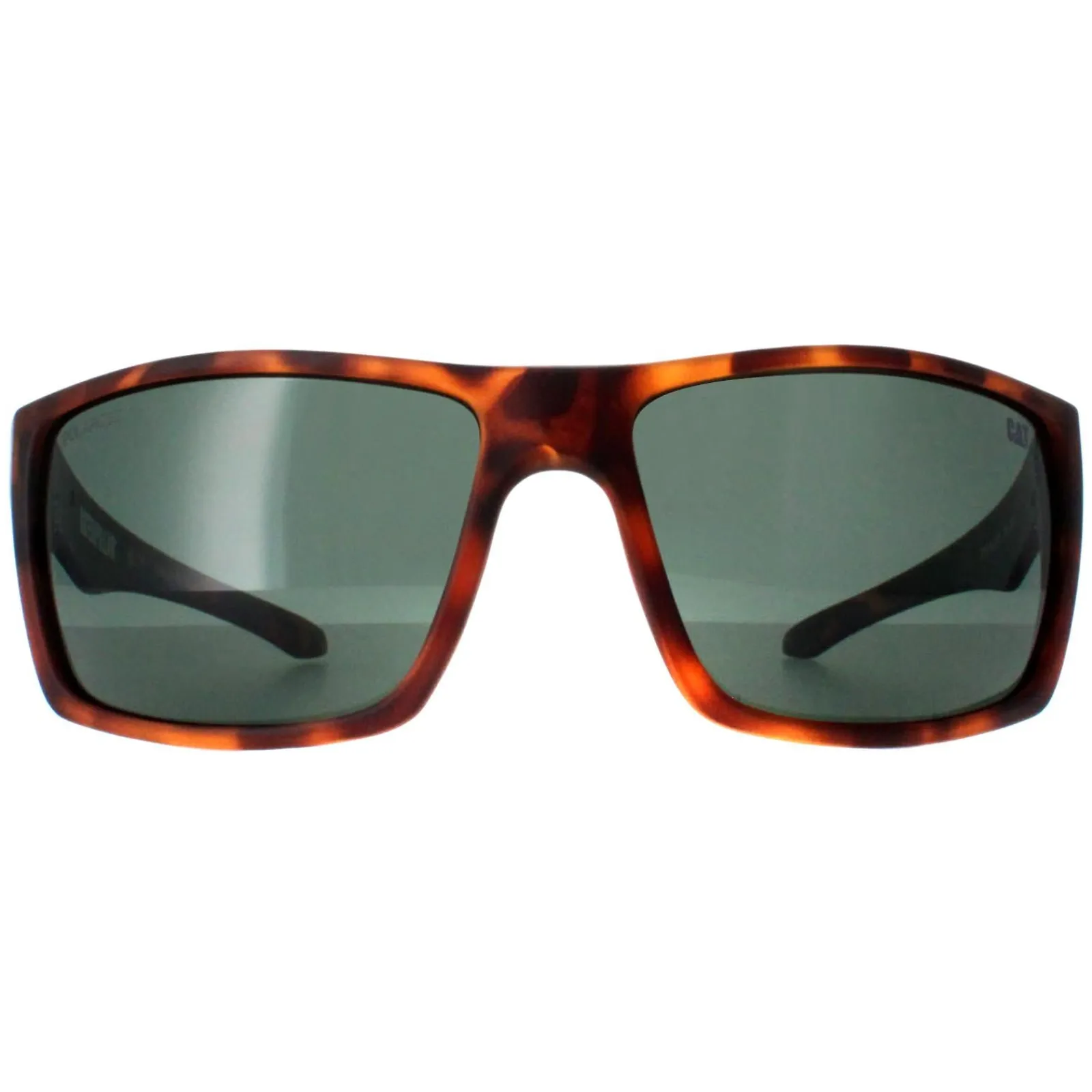 Caterpillar Polarised|Wrap^Sunglasses CTS-BLOCK 102P Tortoise Green Polarized