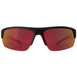 Caterpillar Polarised|Semi Rimless^Sunglasses CTS-8022 108P Matte Metallic Grey Red Mirror Po