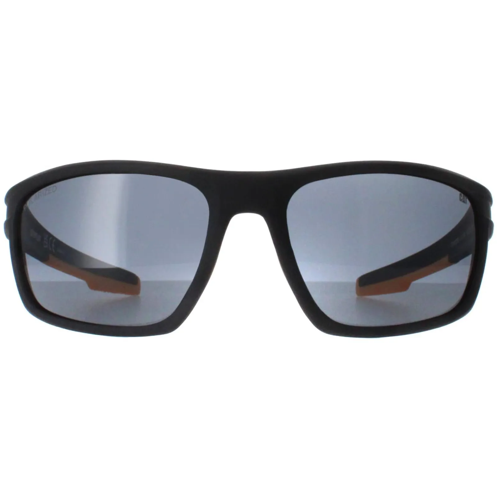 Caterpillar Polarised|Wrap^Sunglasses CTS-MOTOR 104P Matte Black Grey Polarized