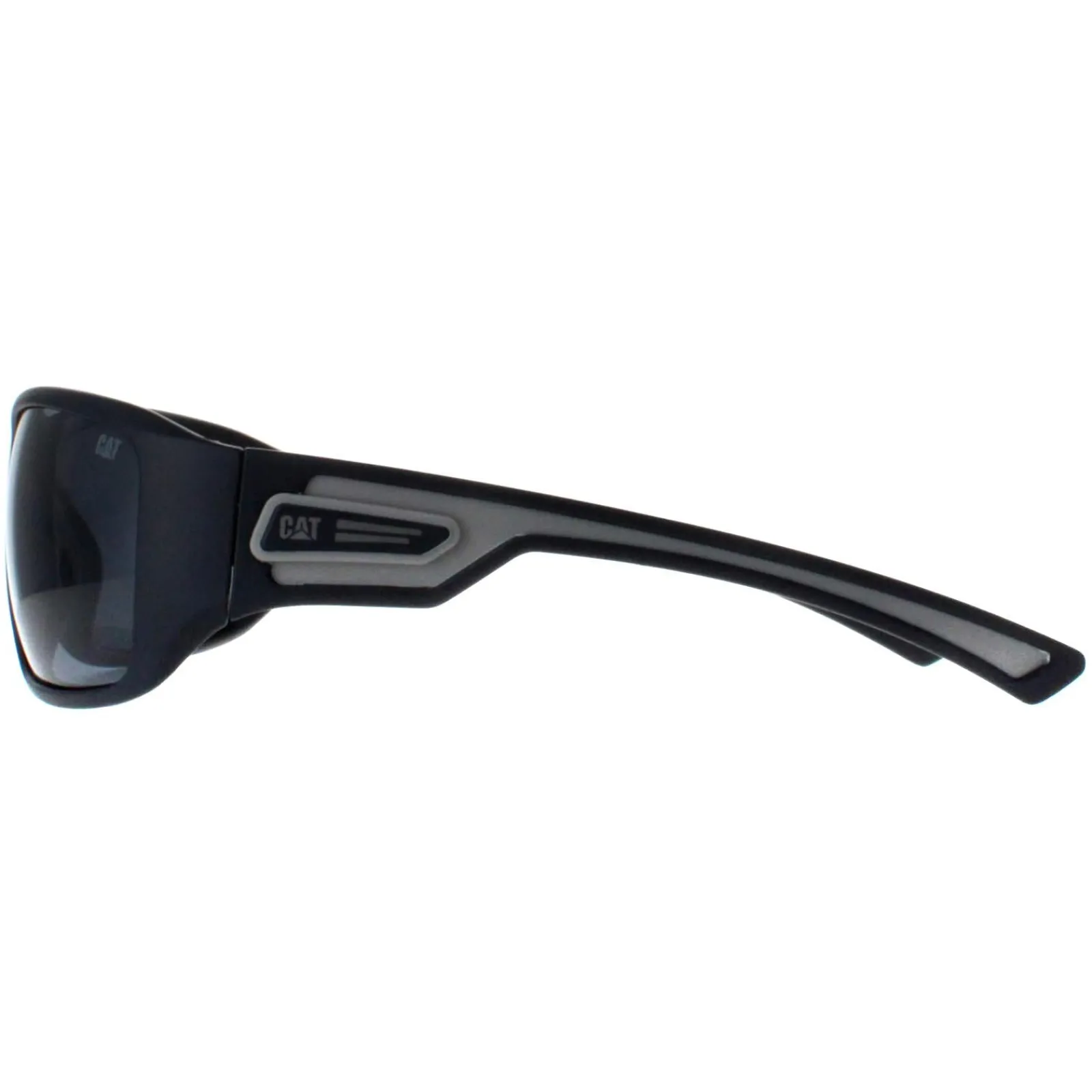 Caterpillar Polarised|Wrap^Sunglasses CTS-JACK 106P Matte Navy Smoke Polarized