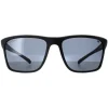 Caterpillar Polarised|Square^Sunglasses CTS-8012 104P Matte Black Smoke Polarized