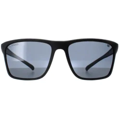Caterpillar Polarised|Square^Sunglasses CTS-8012 104P Matte Black Smoke Polarized