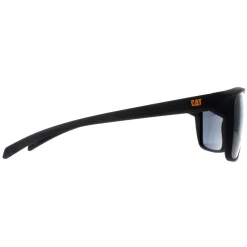 Caterpillar Polarised|Square^Sunglasses CTS-8012 104P Matte Black Smoke Polarized