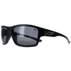 Caterpillar Polarised|Wrap^Sunglasses CTS-TRIM 104P Matte Black Smoke Polarized