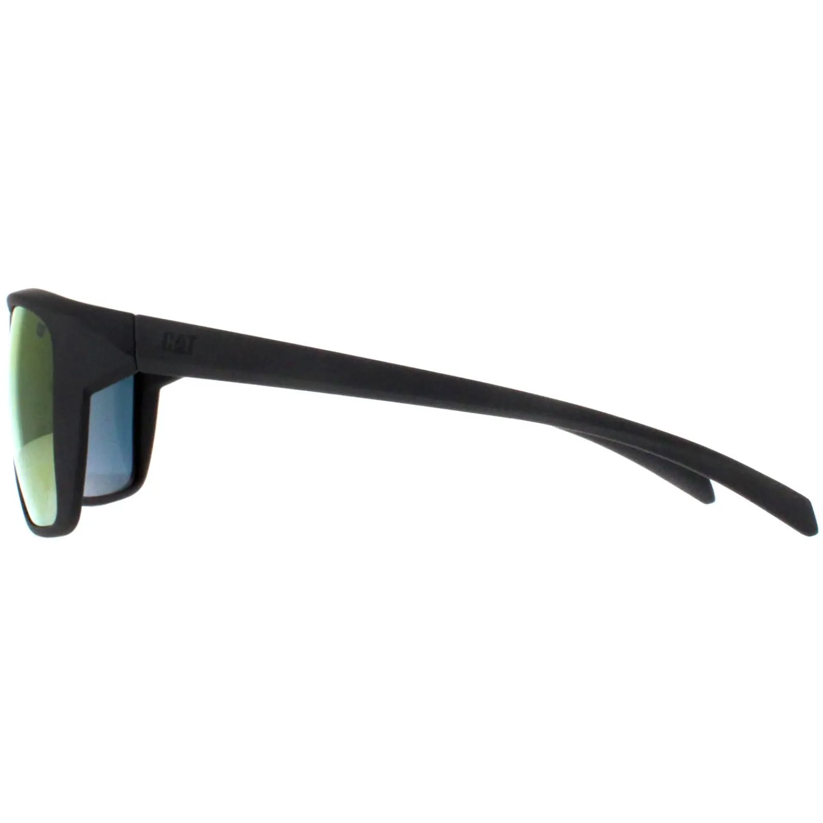 Caterpillar Polarised|Rectangle^Sunglasses CTS-8012 108P Matte Grey Orange Polarized