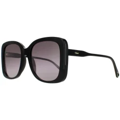 Chloe Square^Sunglasses CH0125S 001 Black Grey Gradient