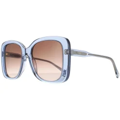 Chloe Square^Sunglasses CH0125S 002 Blue Crystal Brown Gradient