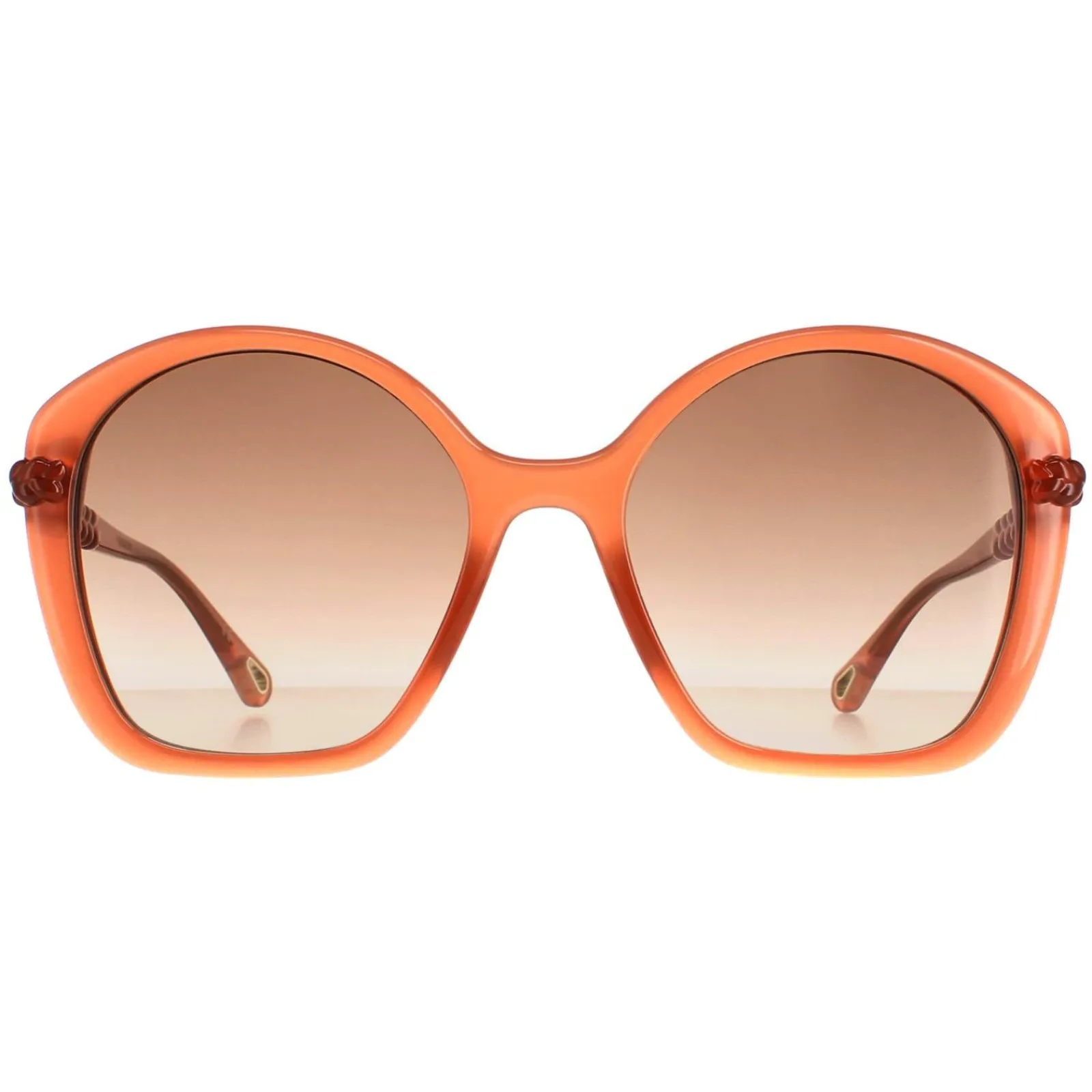 Chloe Square^Sunglasses CH0003S 002 Dark Pink Brown Gradient