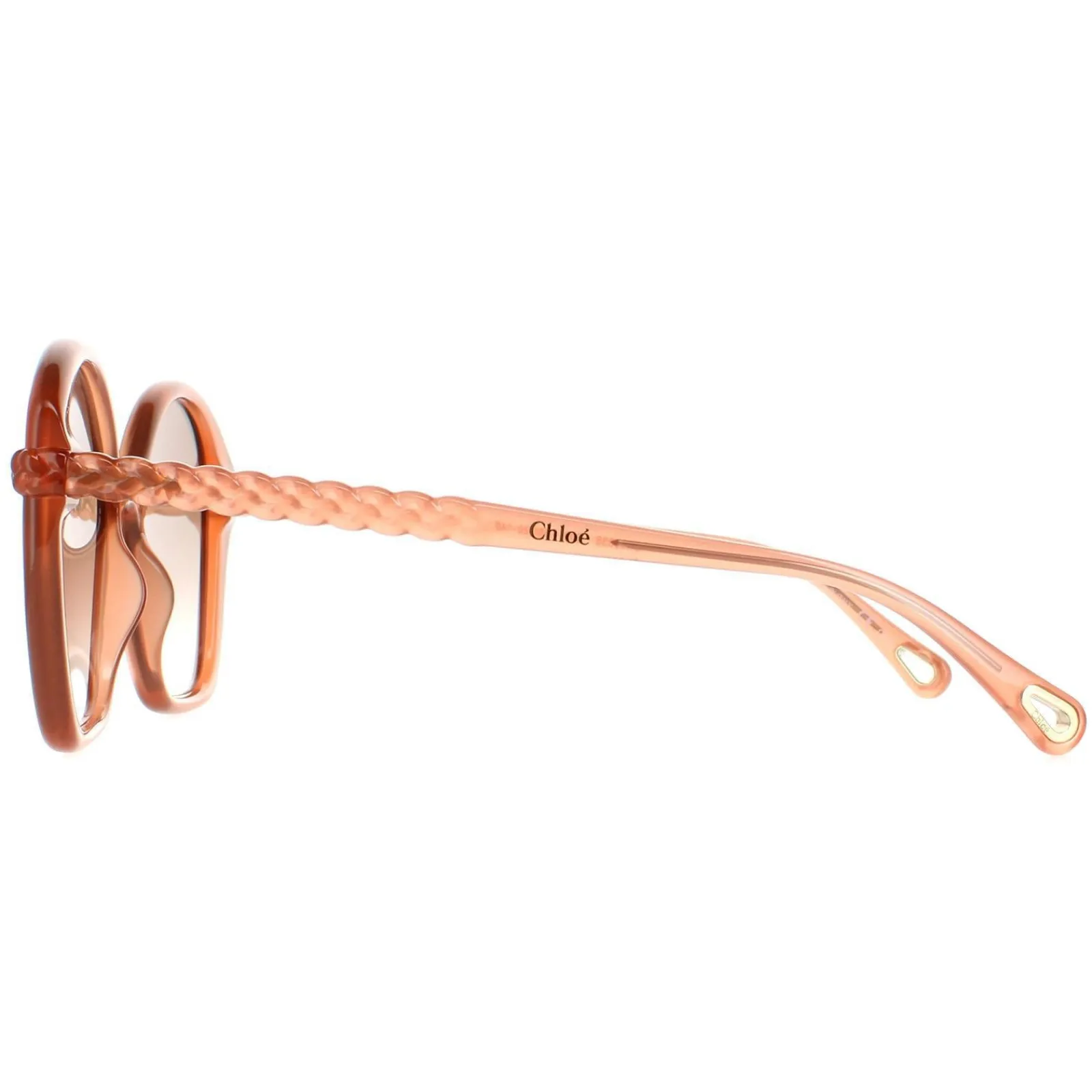 Chloe Square^Sunglasses CH0003S 002 Dark Pink Brown Gradient
