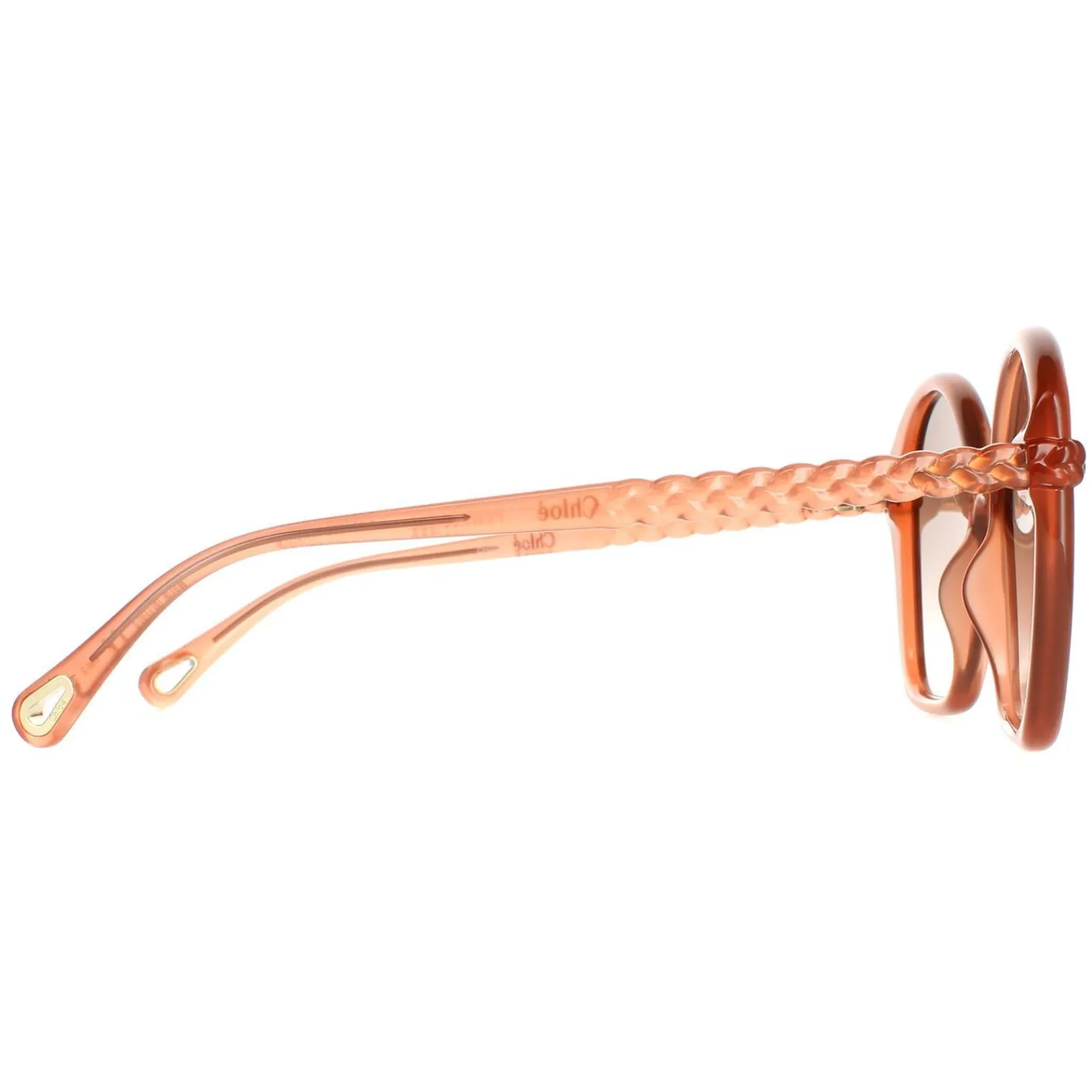 Chloe Square^Sunglasses CH0003S 002 Dark Pink Brown Gradient