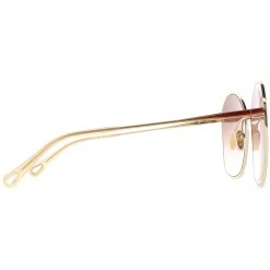 Chloe Square^Sunglasses CH0015S 002 Dark Brown Gold Brown Gradient