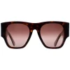 Chloe Square^Sunglasses CH0233S 002 Dark Havana Brown Gradient
