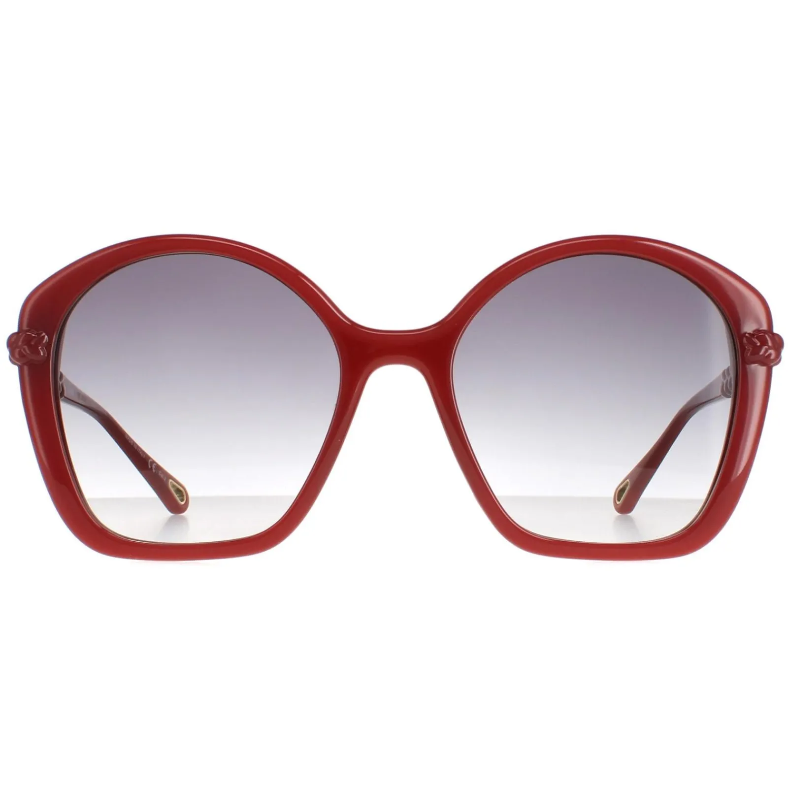 Chloe Square^Sunglasses CH0003S 003 Dark Orange Grey Gradient