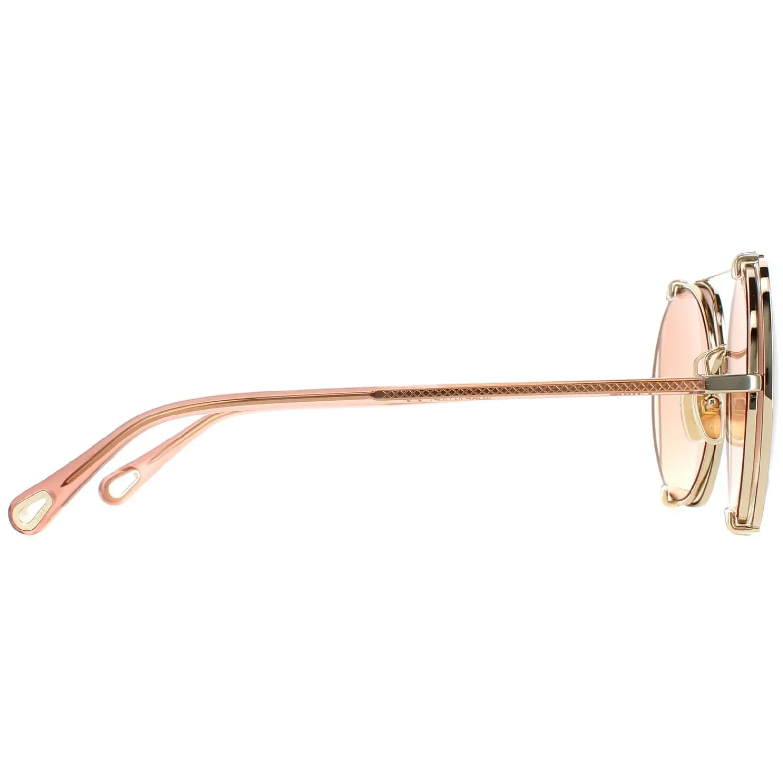 Chloe Aviator^Sunglasses CH0042S 004 Gold Brown Gradient