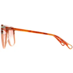 Chloe Aviator^Sunglasses CH0104S 006 Shiny Blonde Havana Orange Gradient