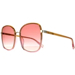 Chloe Square^Sunglasses CH0031S Franky 002 Yellow to Pink Crystal Fade and Go