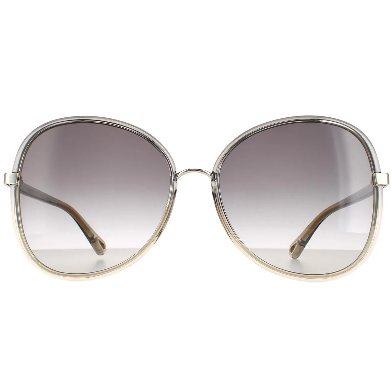 Chloe Butterfly^Sunglasses CH0030S Franky 001 Grey to Brown Crystal Fade and Gol