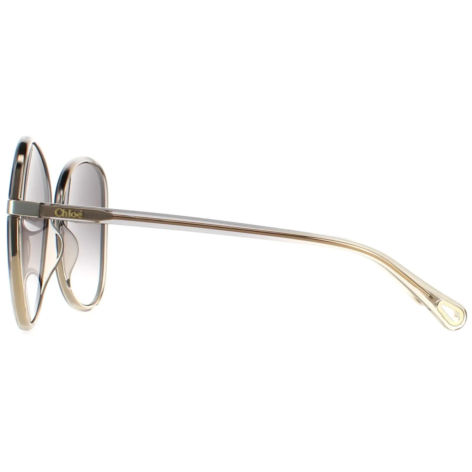 Chloe Butterfly^Sunglasses CH0030S Franky 001 Grey to Brown Crystal Fade and Gol