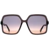 Chloe Square^Sunglasses CH0086S Zelie 001 Grey Blue Gradient