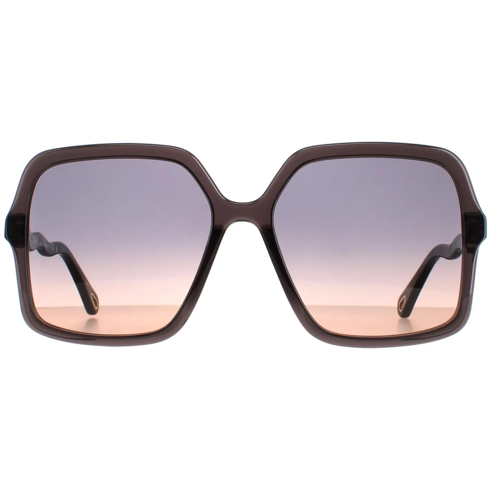 Chloe Square^Sunglasses CH0086S Zelie 001 Grey Blue Gradient