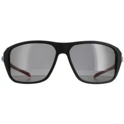 Chopard Polarised|Rectangle^Sunglasses SCH292 703P Matte Sandblasted Black Smoke Polarized