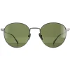 Chopard Polarised|Round^Sunglasses SCHC77M 568P Polished Grey Green Polarized