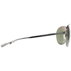 Chopard Polarised|Aviator^Sunglasses SCHD57M 568P Titanium Gunmetal Grey Green Polarized