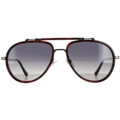 Chopard Aviator^Sunglasses SCHF24 777P Brown Honey Havana Smoke Gradient Polar