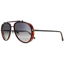 Chopard Aviator^Sunglasses SCHF24 777P Brown Honey Havana Smoke Gradient Polar
