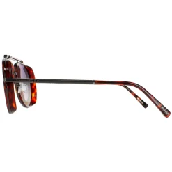 Chopard Aviator^Sunglasses SCHF24 777P Brown Honey Havana Smoke Gradient Polar