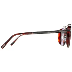 Chopard Polarised^Sunglasses SCHF25 777P Brown Honey Havana Smoke Smoke Polarise