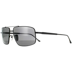Chopard Polarised|Aviator^Sunglasses SCHF21M 531P Semi Matte Black Smoke Polarised