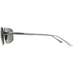 Chopard Polarised|Aviator^Sunglasses SCHF21M 568P Total Shiny Gunmetal Grey Green Polari