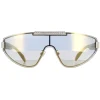 Chopard Shield^Sunglasses SCHF09S 300G Shiny Rose Gold Smoke Gold Mirror
