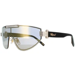 Chopard Shield^Sunglasses SCHF09S 300G Shiny Rose Gold Smoke Gold Mirror
